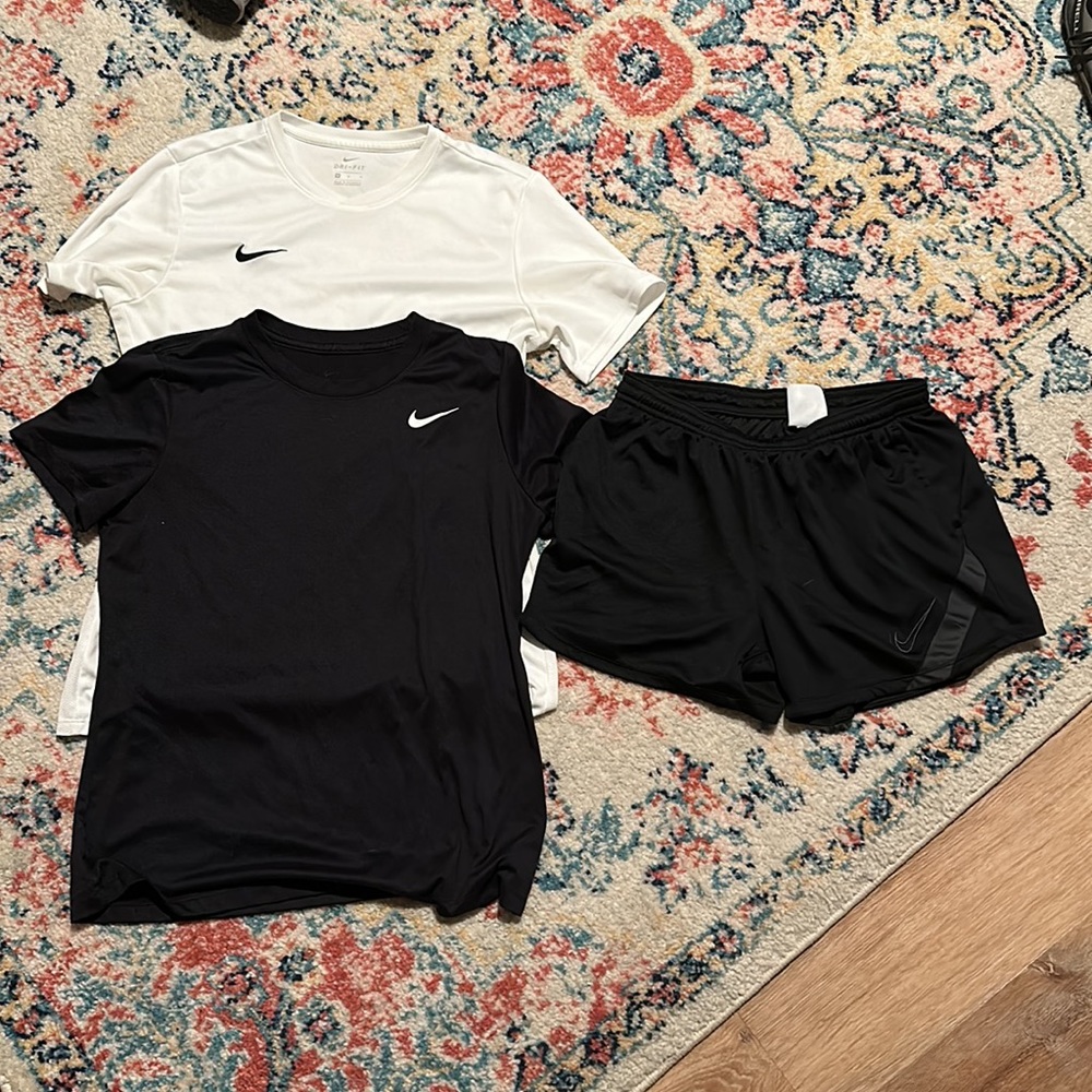 Nike Dri-Fit Jersey, Tee, and Shorts bundle